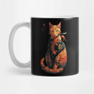 Cat Ninja Pursuit Sneaky Paws Mug